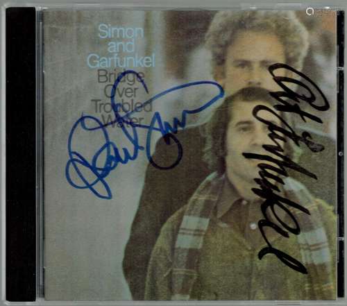 Simon and Garfunkel signed Bridge Over Troubled Water CD Sle...