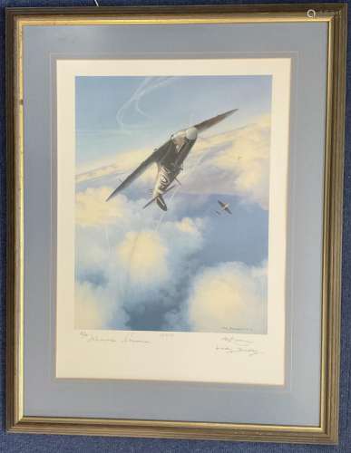 WW2 3 Signed Mark Postlethwaite Colour Print Titled Legend 6...