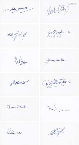 Football Autographed Rangers 1972 European Cup Winners Cup P...