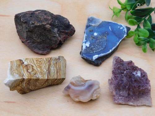 MIXED STONE LOT ROCK STONE LAPIDARY SPECIMEN