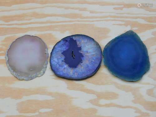 AGATE SLICES ROCK STONE LAPIDARY SPECIMEN