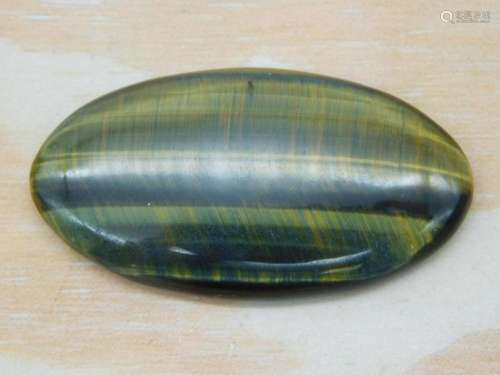 HAWKS EYE CABOCHON ROCK STONE LAPIDARY SPECIMEN