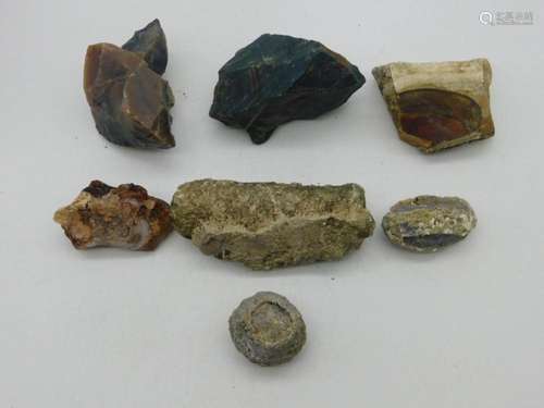 1 POUND MIXED STONE LOT ROCK STONE LAPIDARY SPECIMEN