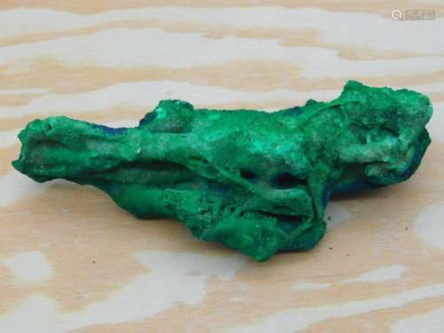 MALACHITE AZURITE STALACTITE ROCK STONE LAPIDARY SPECIMEN