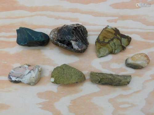 MIXED STONE LOT ROCK STONE LAPIDARY SPECIMEN