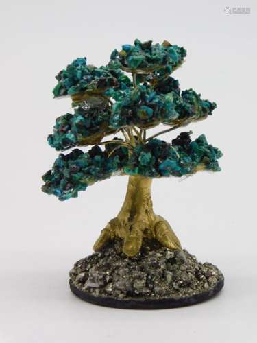 CHRYSOCOLLA TREE ROCK STONE LAPIDARY SPECIMEN