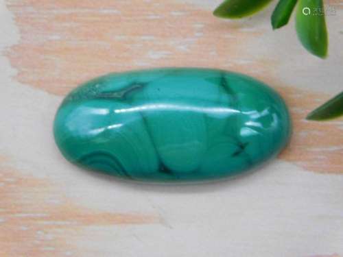 MALACHITE CABOCHON ROCK STONE LAPIDARY SPECIMEN