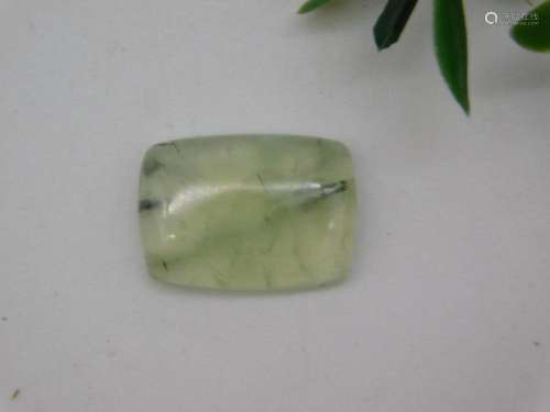 PREHNITE CABOCHON ROCK STONE LAPIDARY SPECIMEN