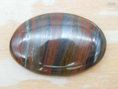 TIGER IRON CABOCHON ROCK STONE LAPIDARY SPECIMEN