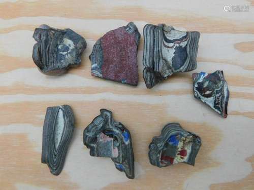 FORDITE MOTOR CITY AGATE ROCK STONE LAPIDARY SPECIMEN