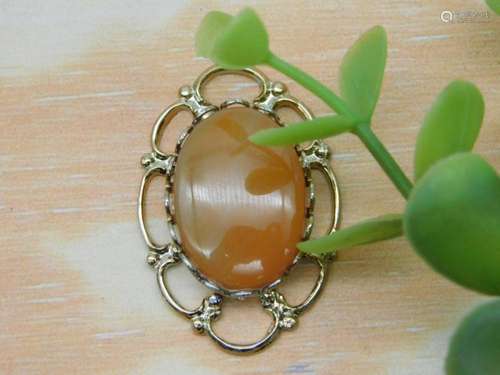 CARNELIAN PENDANT ROCK STONE LAPIDARY SPECIMEN