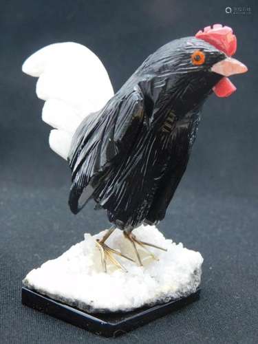 STONE BIRD STATUE ROCK STONE LAPIDARY SPECIMEN