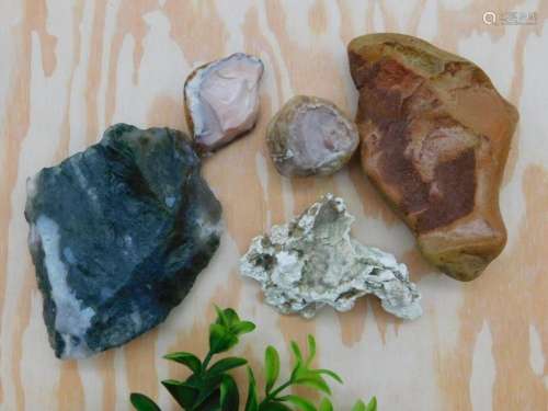 MIXED STONE LOT ROCK STONE LAPIDARY SPECIMEN