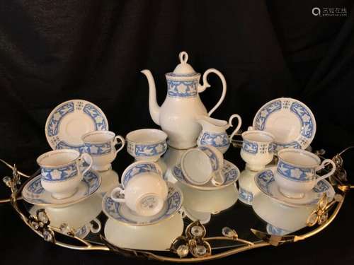 Royal Albert - Tea set for 6 (15) - Art Deco - Porcelain
