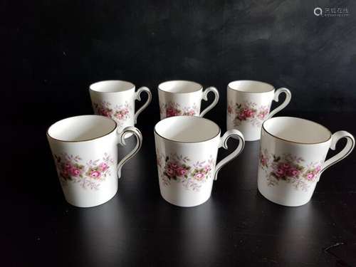 Royal Albert - Cups. (6) - Porcelain - Lavender Rose.