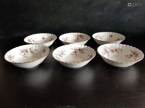 Royal Albert - Bowls. (6) - Porcelain - Lavender Rose