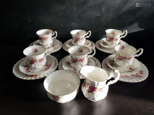 Royal Albert - Coffee set (20) - Porcelain - Lavender Rose