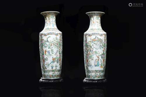 PAIR OF VASES