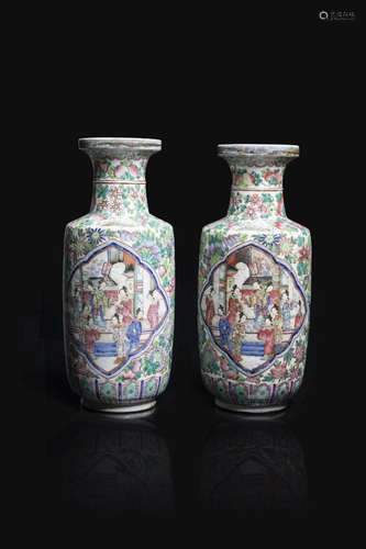 PAIR OF VASES