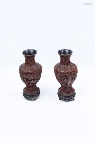 PAIR OF VASES