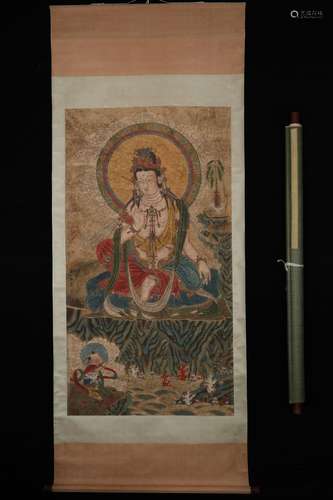 Li Gonglin's Buddha Statue on Silk