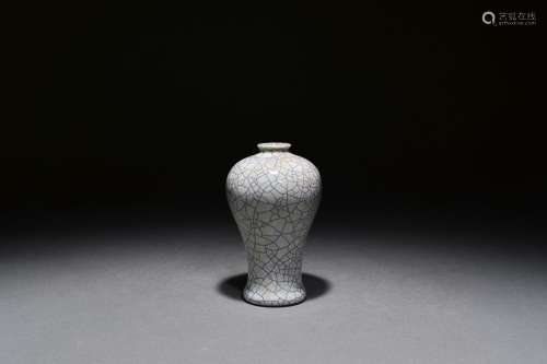 Ge glaze gold wire iron wire small plum vase