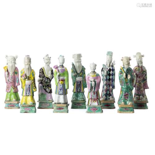 Porcelain Immortals from China, Jiaqing
