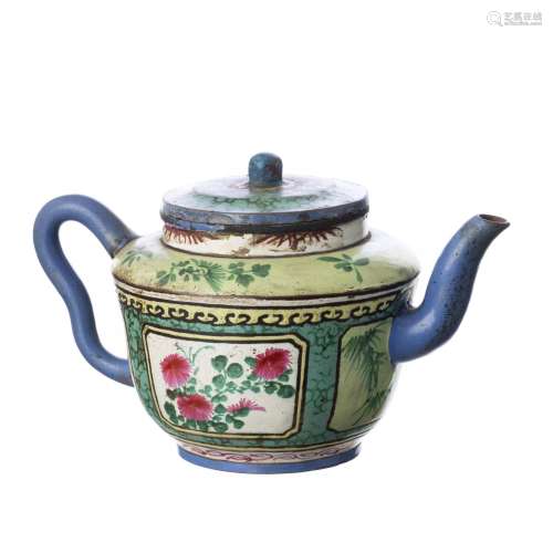 Chinese ceramic teapot from Yixing, Guangxu