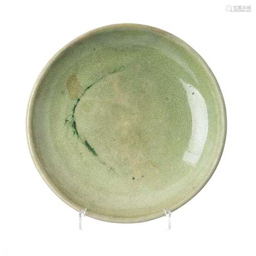 Chinese ceramic celadon plate, Ming