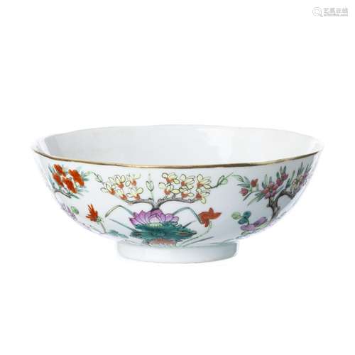 Chinese porcelain lotus bowl