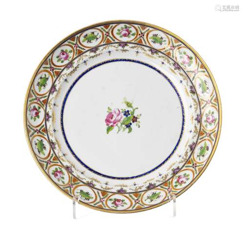 Chinese porcelain 'flowers' plate