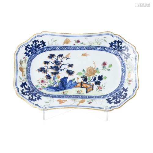 Chinese porcelain platter, Qianlong