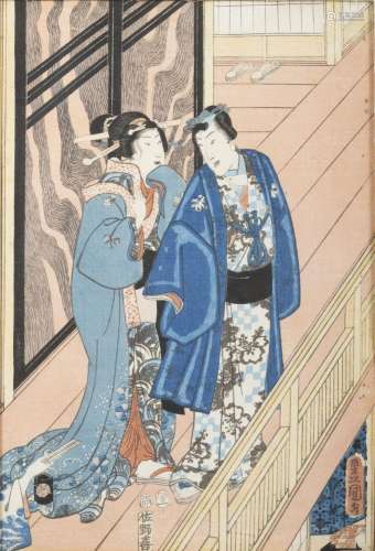 UTAGAWA KUNISADA I (1786-1865) - Summer Section (Natsu no bu...