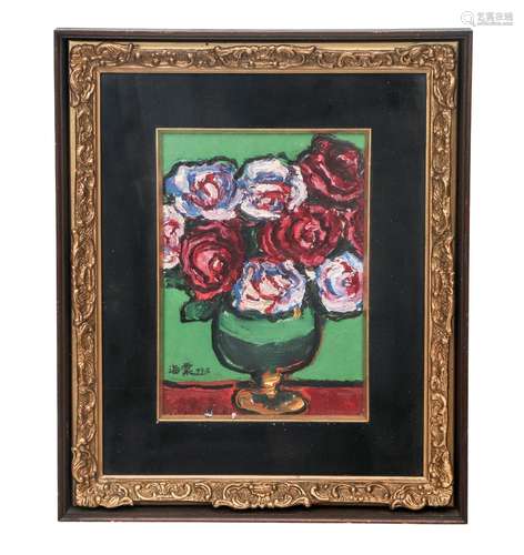 A Oil Painting of Roses