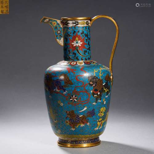 A Cloisonne Enamel Ewer