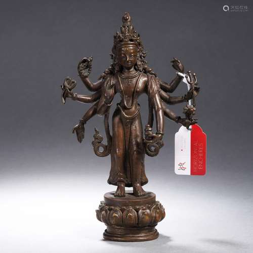 A Bronze Multi-hands Avalokitesvara