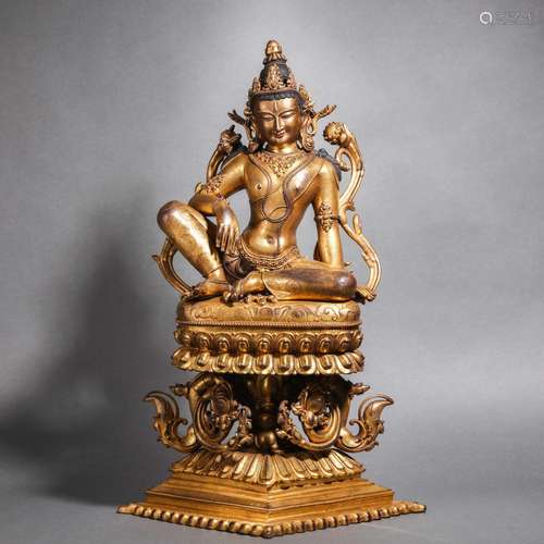 A Bronze-gilt Padmapani