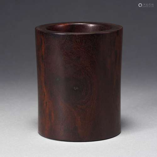 A Rosewood Brushpot