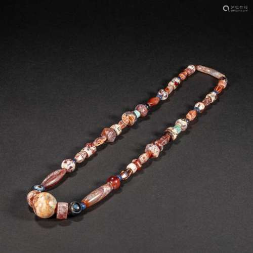CHINESE AGATE NECKLACE
