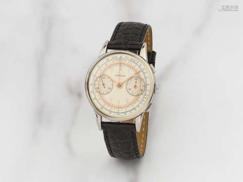 【Y】Marvin. Chronographe bracelet en acier mouvement mécaniqu...