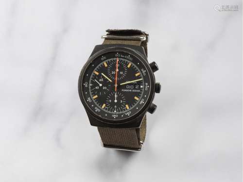 Orfina Porsche Design. Chronographe bracelet en acier et PVD...