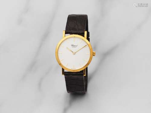 【Y】Chopard. Montre bracelet en or jaune 18K (750) mouvement ...