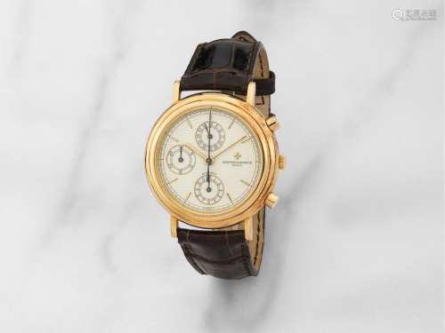 【Y】Vacheron & Constantin. Chronographe bracelet en or ja...