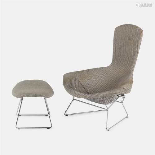 Harry Bertoia (Italian, 1915-1978) Bird Lounge Chair and Ott...