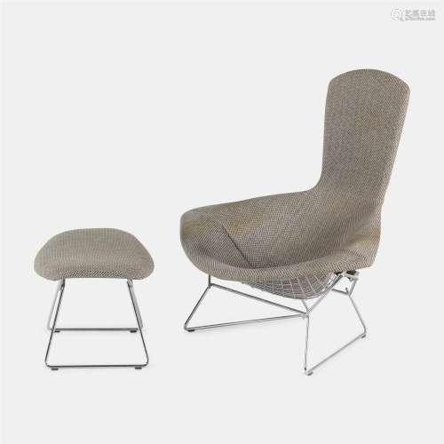 Harry Bertoia (Italian, 1915-1978) Bird Lounge Chair and Ott...