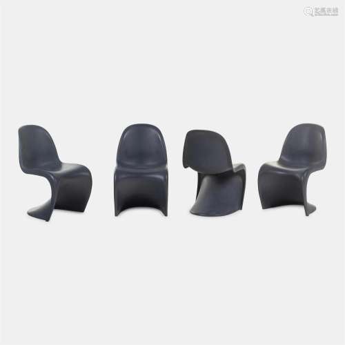 Verner Panton (Danish, 1926-1998) Set of Four Panton Chairs ...