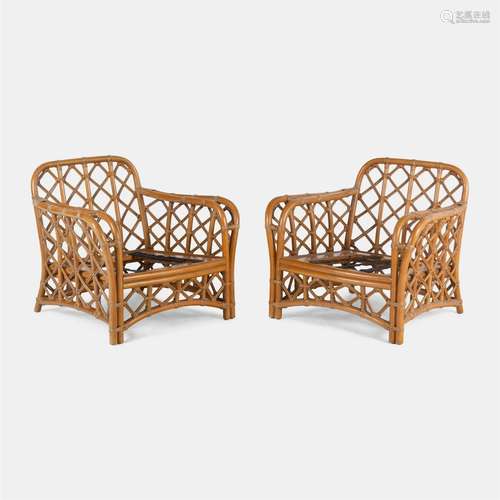 John Wisner, Attribution American, Late 20th Century Pair of...