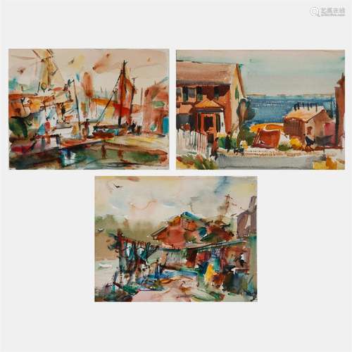 Frederick Conway (American, 1900-1973) Three works: Province...