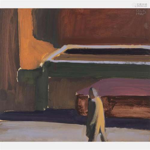 William Clutz (American, 1933-2021) Abstract Composition wit...
