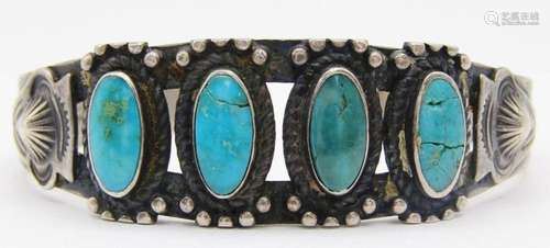 MAISELS SOUTHWESTERN STERLING CUFF WITH